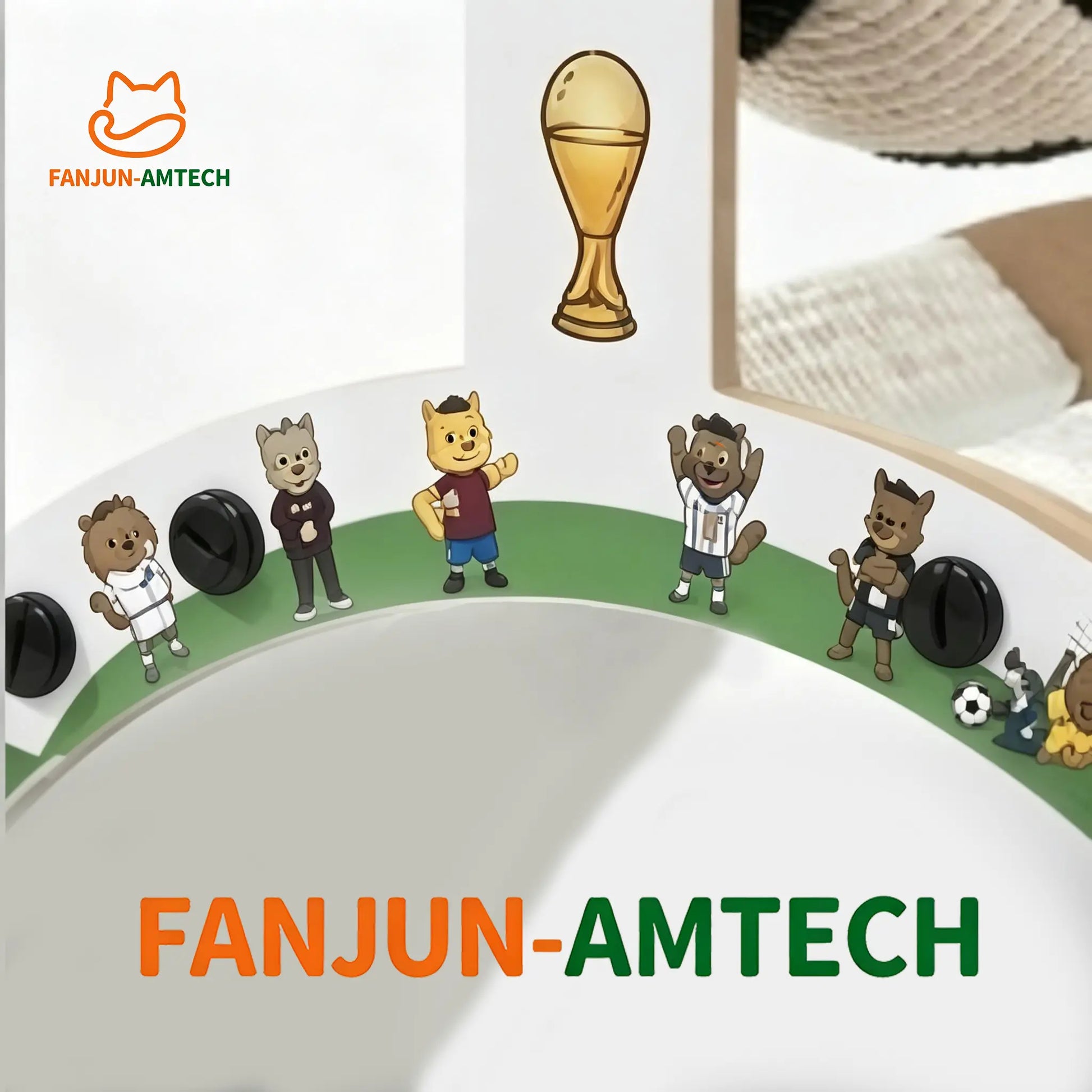 Durable Cat Scratching Post with Soccer Ball - Upgraded Hardened Corrugated Cardboard Arch Bridge - Soccer-Themed Cat Furniture for Indoor Use by Dealsforyoudays
